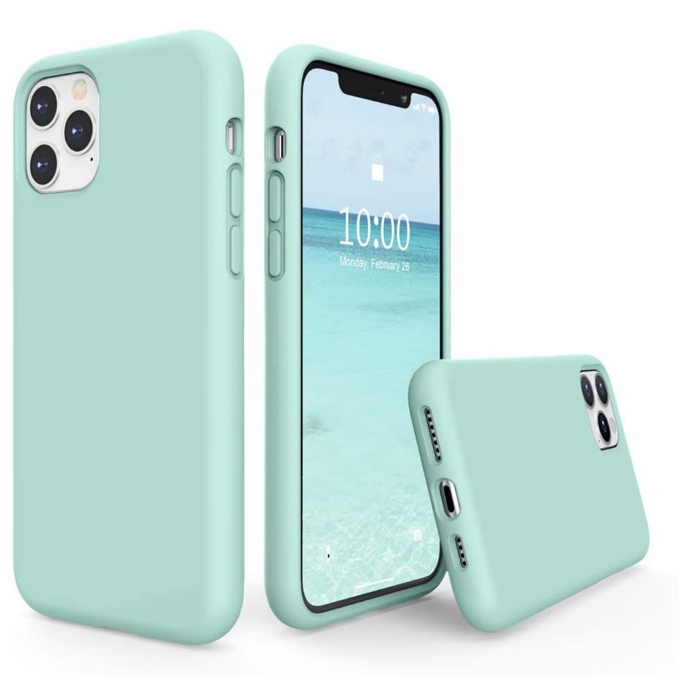 iPhone 11 Pro Max Silicone Case Mint Green
